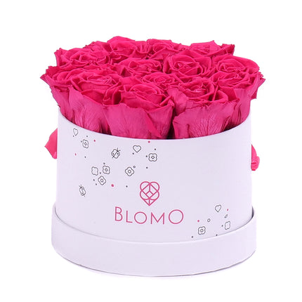 03101533_eterno-feher-blomo-dobozban-m-13-rozsa-monalisa-pink-framboise