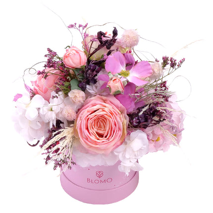 03101552_irigo-pink-blomo-s-doboz-rozsaszin-lila-es-feher-viragokbol