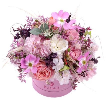 03101554_irigo-pink-blomo-doboz-m-rozsaszin-lila-es-feher-viragok